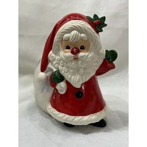 VINTAGE PARMA by AAI SANTA CLAUS planter Vase 7 1/2" JAPAN, A-603